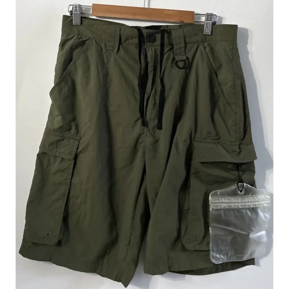 Mens Boy Scouts Mesh Lined Swim Cargo Shorts Sz Small Waterproof Pouch